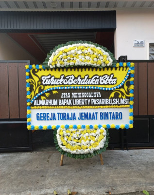 Papan Bunga Duka di Kabun