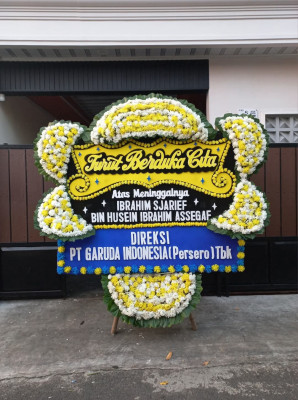 Papan Bunga Duka di Kabun